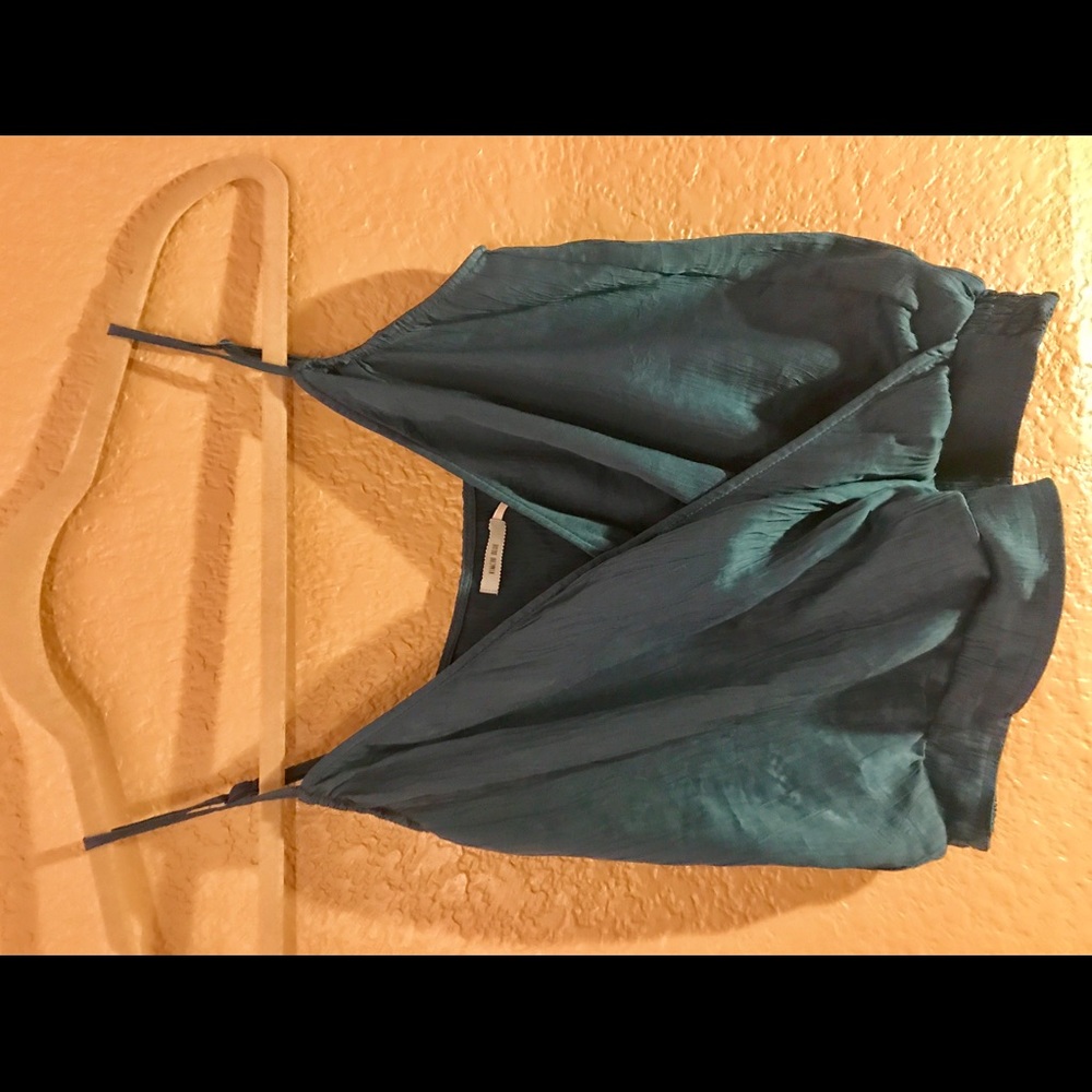 Silk Cross Front Top